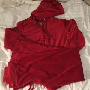 Joe Boxer Velour 2 pc set